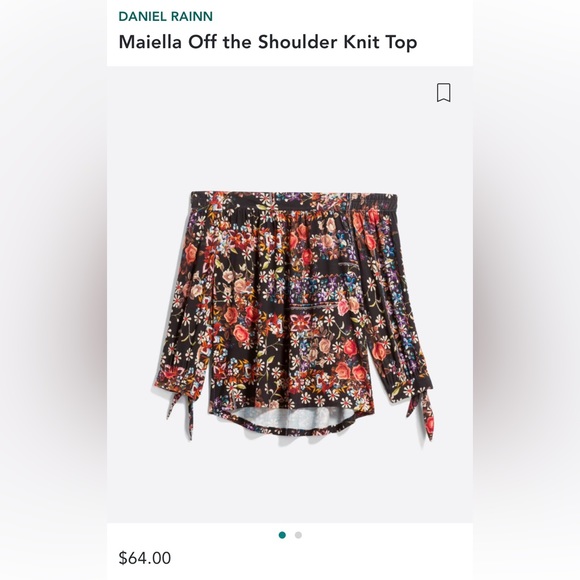 Daniel Rainn Off the Shoulder Top Size M - Picture 5 of 6